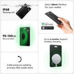 Nutale Rechargeable Wallet Tracker Card – Ultra-Thin Bluetooth Finder Compatible with Apple Find My & Google Find Hub, IP68 Waterproof, Built-In Speaker - Image 2