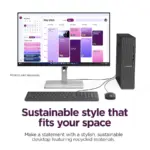 Lenovo IdeaCentre Tower 08IRR9 - Intel® Core i7-14700 | 32GB DDR5 RAM , 1TB SSD NVMe | Intel® UHD Graphics 770 | Wi-Fi® 6, BT5.2 | HDMI 2.1, USB-C, 260W PSU | Windows 11 | USB Keyboard & Mouse Incl. | BLACK (8.2L)