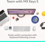 Logitech MX Master 4 Wireless Mouse With Haptic Feedback, MagSpeed Scroll Wheel, 8K DPI Darkfield Sensor, Bluetooth LE, USB-C Logi Bolt, Multi-Device Support | Pale Gray