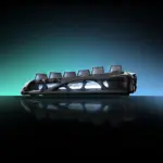 GravaStar Mercury V75-HE Gaming Keyboard With RGB Gateron Magnetic Jade Pro Switch : 8000Hz Polling Rate, 0.005mm Magnetic Switch Precision, 0.125ms Ultra-Low Latency, 256kHz Scan Rate, Adjustable Actuation, Rapid Trigger, Semi-Aluminum Build  | Stealth Black