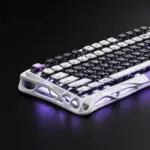 GravaStar Mercury V75-HE Gaming Keyboard With RGB Gateron Magnetic Jade Pro Switch : 8000Hz Polling Rate, 0.005mm Magnetic Switch Precision, 0.125ms Ultra-Low Latency, 256kHz Scan Rate, Adjustable Actuation, Rapid Trigger, Semi-Aluminum Build  | Mecha Gray