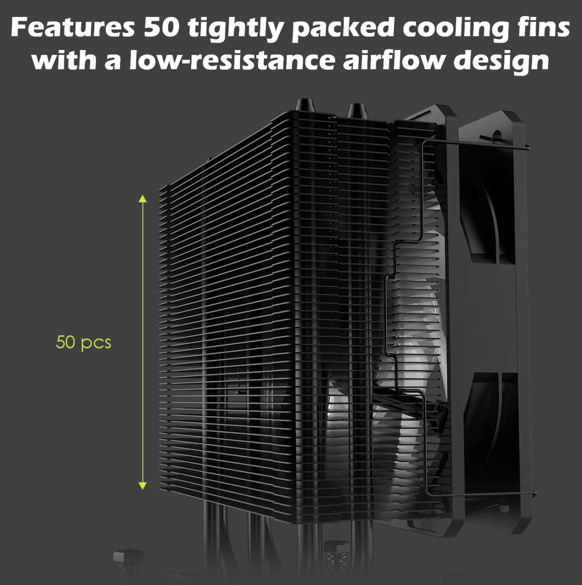 MSI MAG COREFROZR AA13  ARGB CPU Air Cooler With 240W TDP, Quad 6mm Heat Pipes, 120mm CycloBlade7 Fan, Intel LGA 1700/1851 & AMD AM4/AM5 Support | Black
