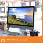 WD My Book 14TB Desktop External Hard Drive With USB 3.2 Gen 1, Password Protection, 256-Bit AES Encryption, Acronis Backup Software, Windows And Mac Compatible