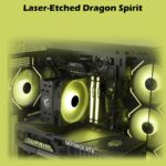 MSI MAG COREFROZR AA13  ARGB CPU Air Cooler With 240W TDP, Quad 6mm Heat Pipes, 120mm CycloBlade7 Fan, Intel LGA 1700/1851 & AMD AM4/AM5 Support | Black