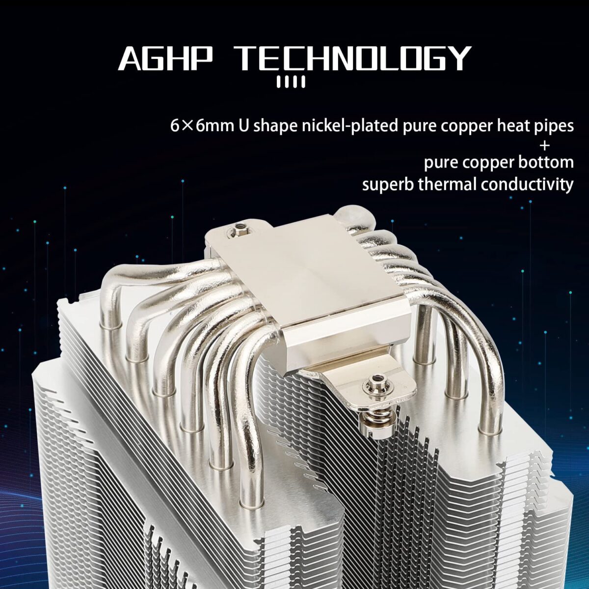 Thermalright Peerless Assassin 120 CPU Air Cooler With 6 Heat Pipes, Dual 120mm PWM Fans, 245W TDP, AGHP Technology, Aluminium Heatsink, For Intel And AMD AM4 AM5 LGA1700 | GRAPHITE SILVER