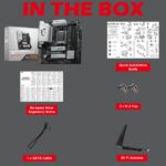 MSI B650M Gaming Plus WiFi Micro-ATX Motherboard With AMD B650 Chipset, 4x DDR5 UDIMM 7200+MHz OC, PCIe 4.0, Dual M.2, Wi-Fi 6E, Bluetooth 5.3, 2.5G LAN , Supports Ryzen 9000/ 8000/ 7000 Series Processors