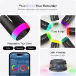 HIDRATESPARK-PROSTEE Hidrate Spark PRO Smart Water Bottle/Insulated Stainless Steel/Tracks Water Intake with Bl Hidrate Spark PRO Smart Water Bottle – Insulated Stainless Steel – Tracks Water Intake with Bluetooth, LED Glow Reminder When You Need to Drink – Straw Lid, 21oz, Brushed Steel