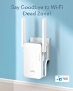 CUDY AX1500 Mesh Wi-Fi 6 Range Extender With 1201Mbps 5GHz + 300Mbps 2.4GHz, Dual-Band AX, WPS Setup, Ethernet Port, Mesh Support | RE1500