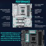 90MB1M10-MVAAY0 ASUS B850 MAX GAMING WIFI W AM5 MOTHERBOARD ASUS B850 MAX GAMING WIFI W - AMD AM5 ATX Motherboard, For Ryzen 9000/8000/7000, DDR5 8000+ MT/s, PCIe 5.0 x16, Triple M.2, WiFi 6E, 2.5Gb LAN, USB 10Gbps Type-C, DisplayPort, HDMI, BIOS FlashBack, Aura Sync