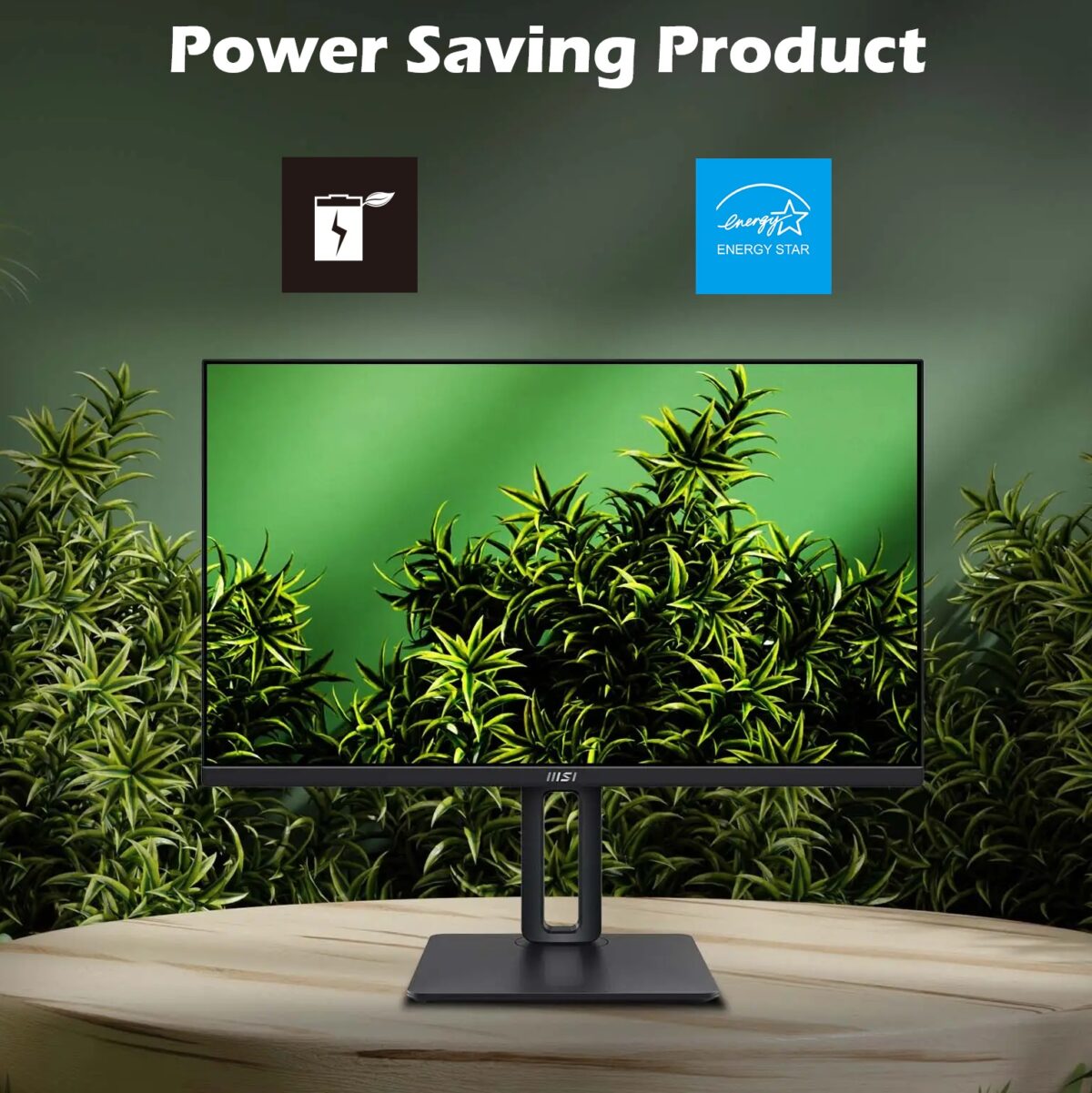 MSI PRO MP245PG 23.8 Inch Full HD Office Monitor - 1920 x 1080 IPS Panel, 100 Hz, Eye-Friendly Screen, VESA Mountable, Display Kit Support, 4-Way Adjustable - HDMI 1.4, DisplayPort 1.2, D-Sub