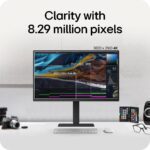 LG UltraFine Monitor - 4K UHD IPS 27 inch, 60Hz, 5ms GtG, HDR10, Home/Office Display, Eye Care features, Built-in Speakers, HDMI, DisplayPort, USB-C with 90W PD | Black ~ 27U730A-B