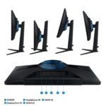 Samsung Odyssey G3 G30D 24-Inch FHD 180Hz 1ms VA HDR10 Gaming Monitor With FreeSync, Black Equalizer, Virtual Aim Point, Ergonomic HAS Stand, DP 1.4/HDMI 2.0 – LS24DG302