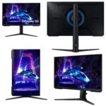 Samsung Odyssey G3 G30D 24-Inch FHD 180Hz 1ms VA HDR10 Gaming Monitor With FreeSync, Black Equalizer, Virtual Aim Point, Ergonomic HAS Stand, DP 1.4/HDMI 2.0 – LS24DG302