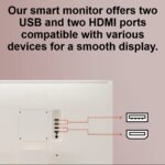 LG  27-Inch Smart FHD IPS Computer Monitor With webOS 23 , 100Hz, Built-in Speaker, sRGB 99%, Airplay, Bluetooth, Screen Share, AirPlay 2, Bluetooth, Remote Control | WHITE ~ 27U511SA-W