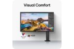 LG UltraFine Ergo 32 Inch UHD 4K IPS Monitor With  Built-in Speaker, DCI-P3 95% HDR10 USB Type-C 60W Power Delivery , Fully Adjustable C-Clamp  Retractable & Rotatable Ergonomic Stand | BLACK ~ 32UN880K-B
