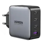 UGREEN Nexode 100W GaN USB-C Fast Charger With 3 USB-C And 1 USB-A Ports, Foldable Plug, PD PPS Support And Compact Travel Design For Laptops And Phones