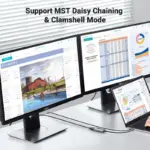 UGREEN USB-C to DisplayPort 8K Adapter Cable 10cm – Thunderbolt 4/3 Compatible, 8K@60Hz, HDR, G-Sync, FreeSync, Braided Design - Image 6