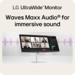 LG 34U530A-W 34-inch UltraWide WFHD (2560 x 1080) IPS Wide Computer Monitor, 100Hz, VESA DisplayHDR 400, HDMI, DisplayPort, USB Type-C, Tilt/Height/Swivel Stand, White