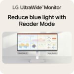 LG 34U530A-W 34-inch UltraWide WFHD (2560 x 1080) IPS Wide Computer Monitor, 100Hz, VESA DisplayHDR 400, HDMI, DisplayPort, USB Type-C, Tilt/Height/Swivel Stand, White