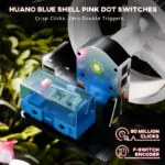 ATTACK SHARK G3 Tri-Mode Wireless Gaming Mouse 25,000 DPI, Ultra-Light 59g, PAW3311 Sensor, Broadcom Esports MCU, HUANO 80M Switches – Black - Image 7