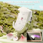 ATTACK SHARK G3 Tri-Mode Wireless Gaming Mouse 25,000 DPI, Ultra-Light 59g, PAW3311 Sensor, Broadcom Esports MCU, HUANO 80M Switches – White - Image 6