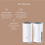 TP-Link Deco E4 AC1200 Dual-Band Whole Home Mesh Wi-Fi System With Up To 1167 Mbps, 4000 Sq Ft Coverage, MU-MIMO, Parental Controls, Router And Access Point Modes | 3 PACK