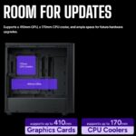 Cooler Master Elite 502 ATX Mid Tower PC Case With Back-Connected Motherboard Support, Mesh Front Panel, 3× ARGB Fans, USB Type-C, 420mm Radiator Support | BLACK 