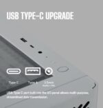 Cooler Master Elite 502 ATX Mid Tower PC Case With Back-Connected Motherboard Support, Mesh Front Panel, 3× ARGB Fans, USB Type-C, 420mm Radiator Support | BLACK 