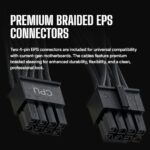 Cooler Master MWE Gold 850 V3 Non-Modular 850W Power Supply With 80 Plus Gold Efficiency, ATX 3.1 / PCIe 5.1, DC-to-DC Design, Dual EPS Connectors, 12V-2x6 Support, Quiet HDB Fan | BLACK