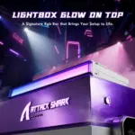 ATTACK SHARK R85 HE 75% Wired Magnetic Keyboard With 8000Hz Polling Rate, 0.005mm Rapid Trigger Accuracy, Custom RGB Lightbox, Multimedia Knob, And 5-Layer Sound System |  White Contour