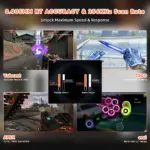 ATTACK SHARK R82 HE 75% Wired Magnetic Gaming Keyboard With 8000Hz Polling Rate, 0.005mm Rapid Trigger Accuracy, 256KHz Scan Rate, 5-Layer Sound Damping, And RGB Backlight | BLACK