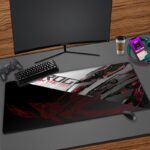 ASUS ROG Extended Gaming Mousepad 90×40cm Black Grey Red Copy Version, Large Smooth Surface, Anti-Slip Rubber Base, Durable Design for Gaming & Office Use - Image 2