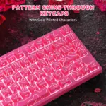 ATTACK SHARK R82 HE 75% Wired Magnetic Gaming Keyboard With 8000Hz Polling Rate, 0.005mm Rapid Trigger Accuracy, 256KHz Scan Rate, 5-Layer Sound Damping, And RGB Backlight | Rose Contour