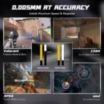 ATTACK SHARK R85 HE 75% Wired Magnetic Keyboard With 8000Hz Polling Rate, 0.005mm Rapid Trigger Accuracy, Custom RGB Lightbox, Multimedia Knob, And 5-Layer Sound System |  MOONLIGHT BLK