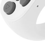 JX-05S Bluetooth Smart Ring Remote Control with Charging Case, Bluetooth 5.3, 48H Use, iOS & Android Compatible, Selfie, Media & Page Control, White - Image 8