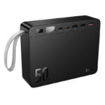 HOCO J166  50000mAh Carretera Power Bank With 22.5W Fast Charge, PD 20W USB-C, Multi-Port Output, LiFePO4 Battery, LED Lighting |  Black