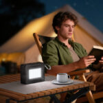 HOCO J166  50000mAh Carretera Power Bank With 22.5W Fast Charge, PD 20W USB-C, Multi-Port Output, LiFePO4 Battery, LED Lighting |  Black