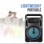 3″ Wireless Bluetooth Speaker GTS-1360 with Extra Bass, 5W Output, SD Card Support, 600mAh Rechargeable Battery, Portable Design, Clear & Powerful Sound - Image 3
