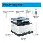 HP Color LaserJet Pro MFP 3303fdn Business Laser Printer With Automatic Duplex Color Printing, Scan, Copy, Fax, 25 PPM, Gigabit Ethernet, TerraJet Toner | 499M7A