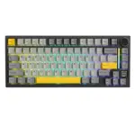 ATTACK SHARK X820 Ultra 75% Tri-Mode Gasket Mechanical Keyboard With Smart TFT Display, Metal Knob, Hot-Swappable Linear "GIFT" Switches, 4000mAh Battery, And RGB Backlight | Star Black