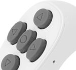 JX-05S Bluetooth Smart Ring Remote Control with Charging Case, Bluetooth 5.3, 48H Use, iOS & Android Compatible, Selfie, Media & Page Control, White - Image 7