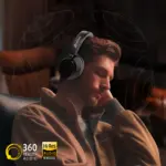 ATTACK SHARK G500 Ultra-Light Dual-Mode Gaming Headset With Bluetooth 5.3, 3.5mm Wired Connection, 210g Design, Hybrid Noise Cancelling, 40mm Drivers, Omnidirectional Mic | BLACK 