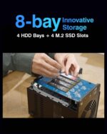 TerraMaster D8 Hybrid 8-Bay USB-C RAID Enclosure With 4× SATA HDD/SSD + 4× M.2 NVMe, Hardware RAID, 10Gbps USB 3.2 Gen2, Up To 120TB Capacity