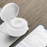 JX-05S Bluetooth Smart Ring Remote Control with Charging Case, Bluetooth 5.3, 48H Use, iOS & Android Compatible, Selfie, Media & Page Control, White - Image 5