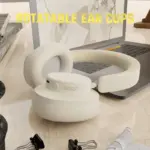 ATTACK SHARK G500 Ultra-Light Dual-Mode Gaming Headset With Bluetooth 5.3, 3.5mm Wired Connection, 210g Design, Hybrid Noise Cancelling, 40mm Drivers, Omnidirectional Mic | WHITE