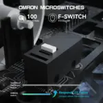 ATTACK SHARK R5 Ultra Carbon Fiber Wireless 8K Gaming Mouse White, 39g Superlight, PAW3950MAX Sensor, 42,000 DPI, Wired/2.4G/Bluetooth 5.2 - Image 5