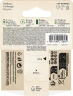 GP ReCyko AA Rechargeable Batteries 1300mAh NiMH 1.2V Pre-Charged, Up to 500 Recharge Cycles, Low Self-Discharge, 2-Pack for Cameras & Remotes - Image 3