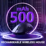 ATTACK SHARK X8PRO Ultra-Light Wireless Gaming Mouse 55g with PAW3395PRO Sensor, 40,000 DPI, 8K Polling, Tri-Mode Connection & C06ULTRA Cable – Black - Image 7