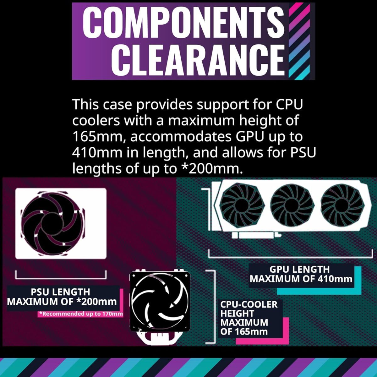 COOLER MASTER MASTERBOX TD500 V2 BLACK CASE