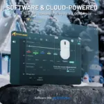 ATTACK SHARK X8 Ultra 8KHz Wireless Gaming Mouse 55g with PAW3950MAX Sensor, 42,000 DPI, Tri-Mode Connectivity & C06ULTRA 8K LED Cable – White - Image 8